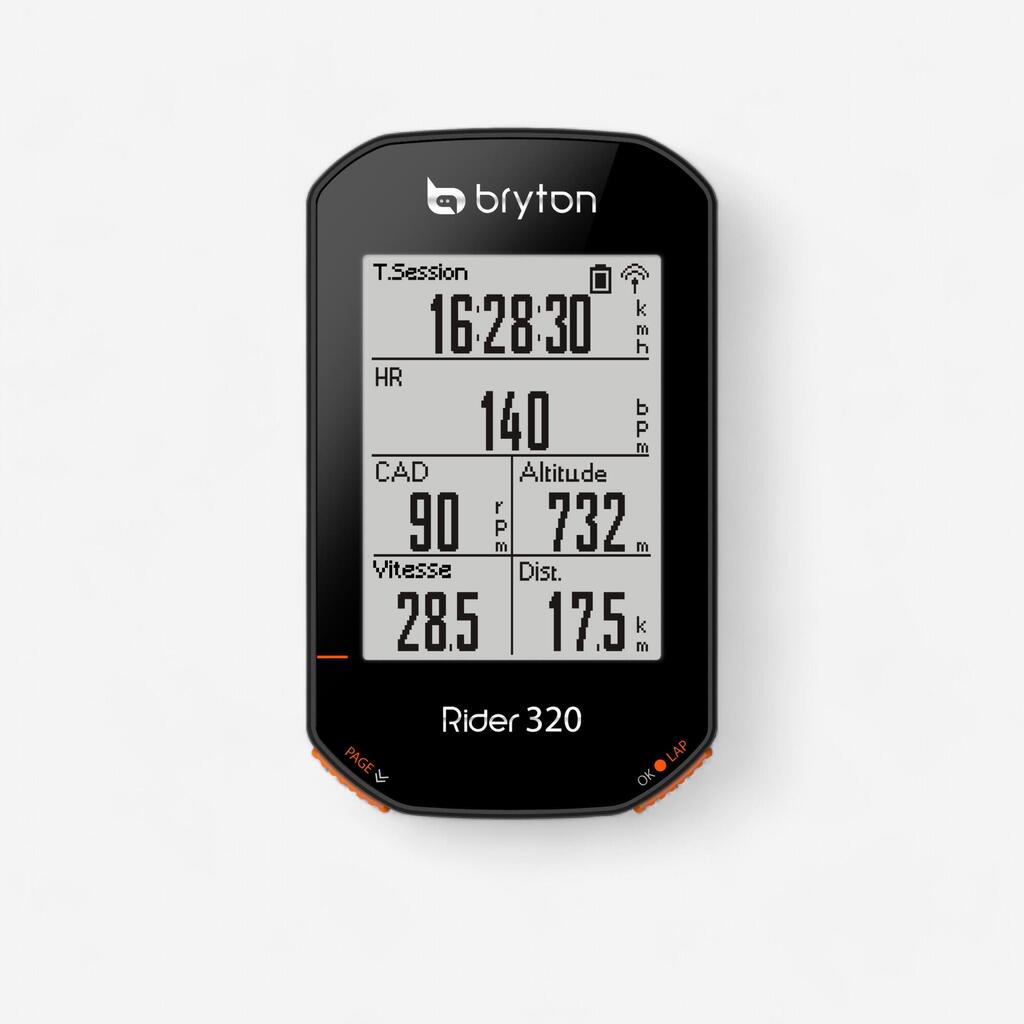 GPS tsüklomeeter Bryton Rider 320 E